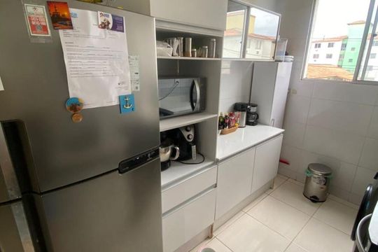 Cozinha de apartamento à venda com 2 quartos, 50m² em Santíssimo, Rio de Janeiro