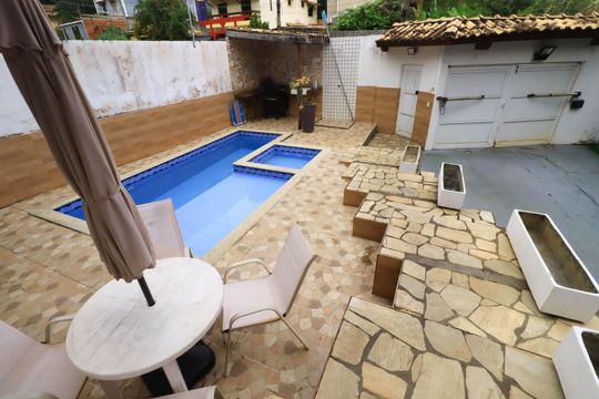 Área comum - Piscina de casa de condomínio para alugar com 3 quartos, 200m² em Jardim Placaford, Salvador