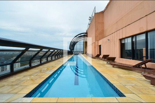 Área comum - Piscina de apartamento para alugar com 1 quarto, 47m² em Vila Clementino, São Paulo