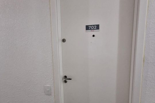 Porta de entrada de apartamento para alugar com 2 quartos, 35m² em Jardim Promissao, São Paulo