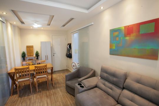 Sala de apartamento à venda com 2 quartos, 57m² em Freguesia (jacarepaguá), Rio de Janeiro
