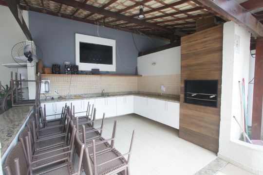 Área comum - Churrasqueira de apartamento à venda com 2 quartos, 57m² em Freguesia (jacarepaguá), Rio de Janeiro