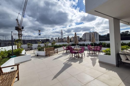 Área comum - Churrasqueira de apartamento para alugar com 2 quartos, 40m² em Vila Andrade, São Paulo