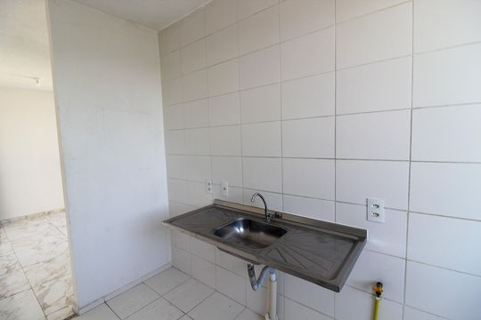 Cozinha de apartamento à venda com 2 quartos, 44m² em Jardim Amaralina, São Paulo