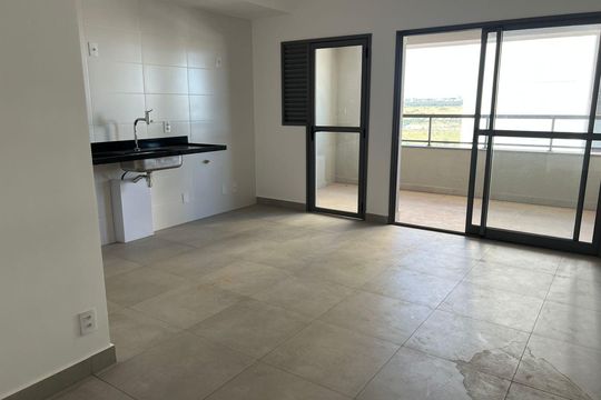 Sala de apartamento para alugar com 3 quartos, 96m² em Gávea, Uberlândia