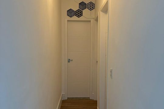 Corredor de apartamento à venda com 2 quartos, 68m² em Centro, Guarulhos