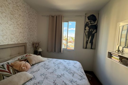 quarto 3 de apartamento à venda com 3 quartos, 59m² em Esplanada, Belo Horizonte