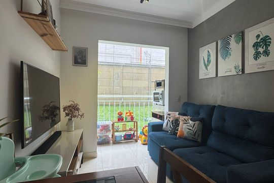 Sala de apartamento à venda com 2 quartos, 49m² em Jardim Bela Vista, Guarulhos