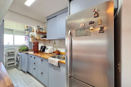 Cozinha de apartamento à venda com 2 quartos, 70m² em Vila Albertina, São Paulo