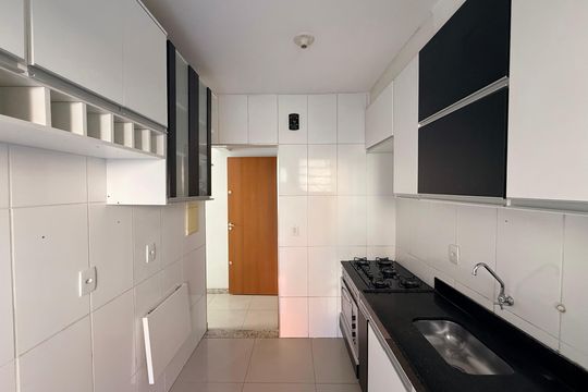 Cozinha de apartamento à venda com 2 quartos, 90m² em Manacás, Belo Horizonte