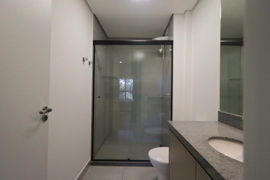 Banheiro da Suíte de kitnet/studio para alugar com 1 quarto, 38m² em Santa Luzia, Ribeirão Preto