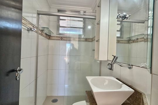 Banheiro do Quarto 1 de apartamento à venda com 2 quartos, 54m² em Brás, São Paulo