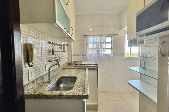 Cozinha de apartamento à venda com 2 quartos, 54m² em Brás, São Paulo