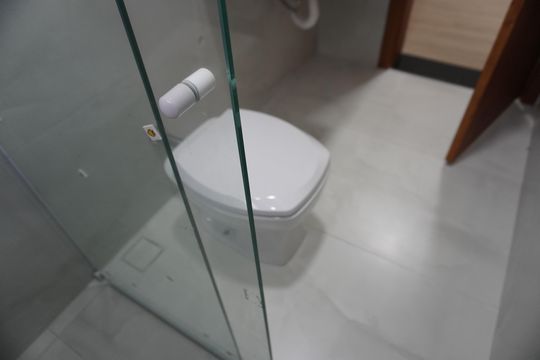 Banheiro Social de casa para alugar com 3 quartos, 115m² em Jardim Esplanada, Americana