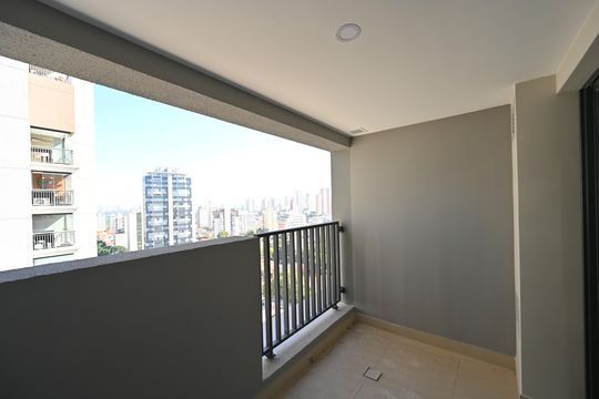Varanda de kitnet/studio para alugar com 1 quarto, 26m² em Vila Clementino, São Paulo