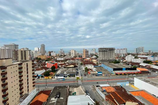 Vista de apartamento para alugar com 2 quartos, 53m² em Vila Caiçara, Praia Grande
