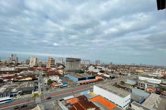 Vista de apartamento para alugar com 2 quartos, 53m² em Vila Caiçara, Praia Grande