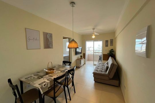 Sala de apartamento para alugar com 2 quartos, 53m² em Vila Caiçara, Praia Grande