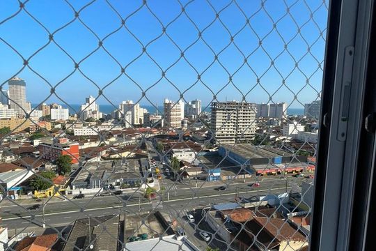 Varanda de apartamento para alugar com 2 quartos, 53m² em Vila Caiçara, Praia Grande