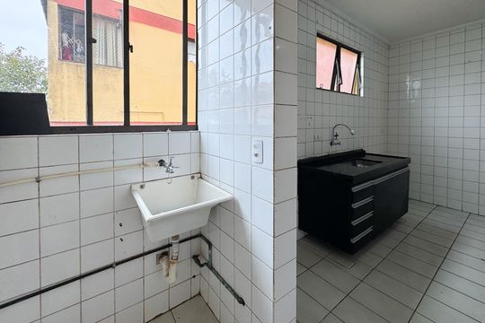 Área de Serviço de apartamento à venda com 3 quartos, 64m² em Vila Jerusalem, São Bernardo do Campo