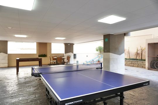 Área comum - jogos de apartamento à venda com 3 quartos, 98m² em Santo Antônio, Belo Horizonte
