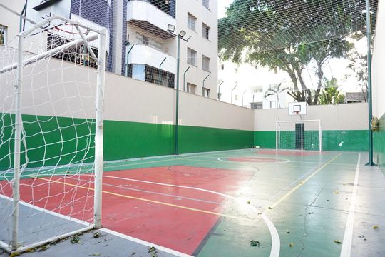 Área comum - Quadra Esportiva de apartamento à venda com 3 quartos, 98m² em Santo Antônio, Belo Horizonte