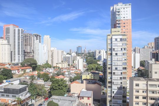 Vista da Sacada de apartamento para alugar com 1 quarto, 36m² em Perdizes, São Paulo
