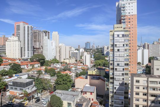 Vista do Quarto de apartamento para alugar com 1 quarto, 36m² em Perdizes, São Paulo