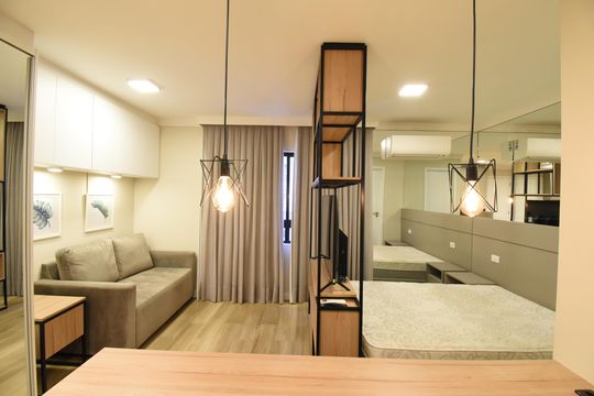 Studio de kitnet/studio para alugar com 1 quarto, 25m² em São Francisco, Curitiba