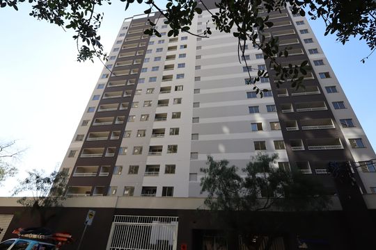 Fachada de kitnet/studio para alugar com 1 quarto, 17m² em Vila Andrade, São Paulo