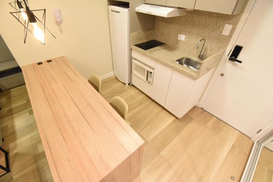 Studio de kitnet/studio para alugar com 1 quarto, 30m² em São Francisco, Curitiba