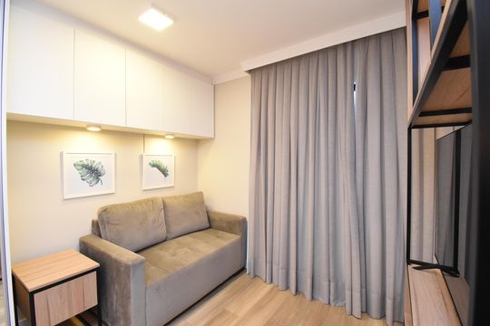Studio de kitnet/studio para alugar com 1 quarto, 30m² em São Francisco, Curitiba