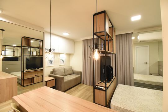 Studio de kitnet/studio para alugar com 1 quarto, 30m² em São Francisco, Curitiba