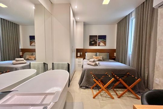 Suite  de apartamento para alugar com 1 quarto, 50m² em Copacabana, Rio de Janeiro