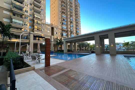 Área comum - Piscina de apartamento para alugar com 3 quartos, 109m² em Alphaville Conde Ii, Barueri