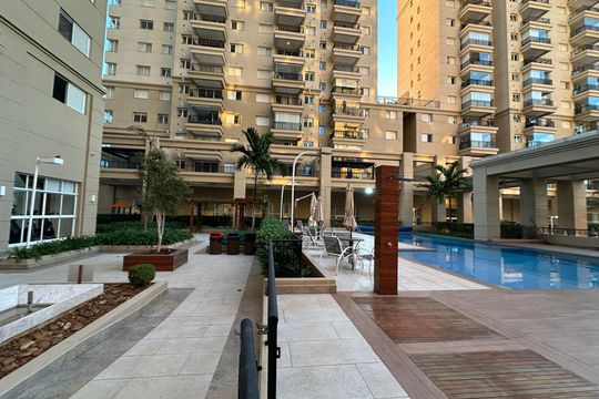 Área comum - Piscina de apartamento para alugar com 3 quartos, 109m² em Alphaville Conde Ii, Barueri