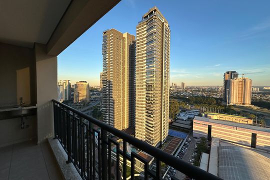 Varanda da Sala de apartamento para alugar com 3 quartos, 109m² em Alphaville Conde Ii, Barueri