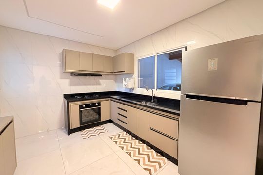 Cozinha de casa à venda com 3 quartos, 183m² em Residencial Santa Giovana, Jundiaí