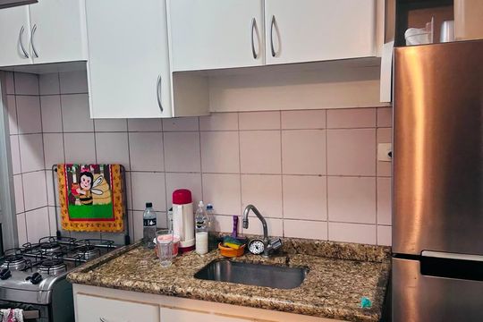 Cozinha de apartamento para alugar com 2 quartos, 50m² em Belenzinho, São Paulo