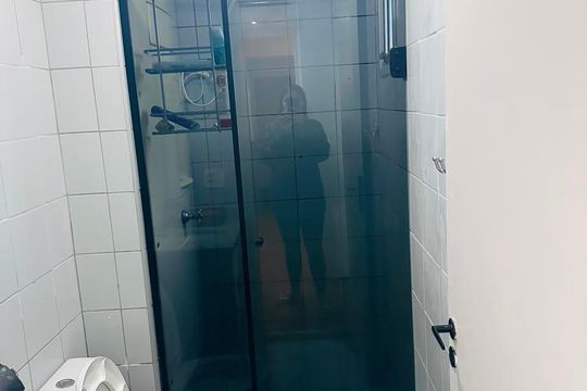 Banheiro de apartamento para alugar com 2 quartos, 50m² em Belenzinho, São Paulo