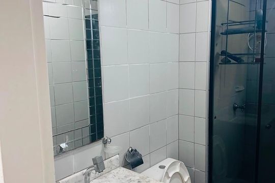 Banheiro de apartamento para alugar com 2 quartos, 50m² em Belenzinho, São Paulo