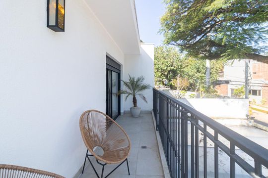 Varanda da Suíte 1 de casa à venda com 3 quartos, 360m² em Indianópolis, São Paulo