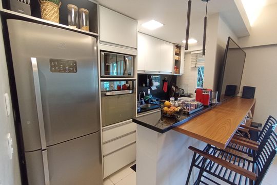 Cozinha  de apartamento para alugar com 1 quarto, 85m² em Barra da Tijuca, Rio de Janeiro