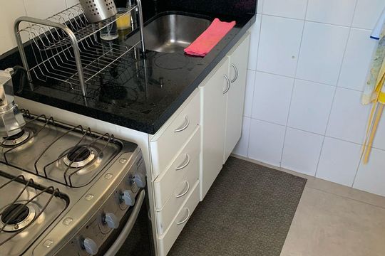 Cozinha de apartamento à venda com 2 quartos, 49m² em Tatuapé, São Paulo