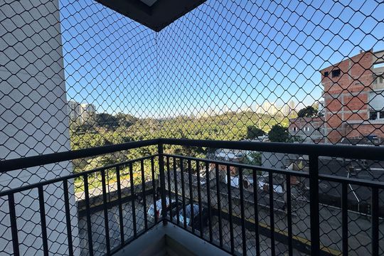 Varanda da Sala de apartamento à venda com 2 quartos, 55m² em Vila Sao Luiz (valparaizo), Barueri