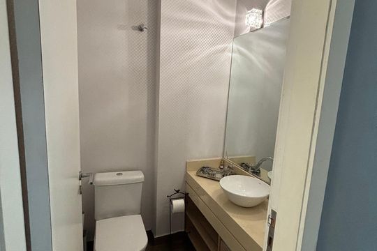Banheiro de apartamento à venda com 3 quartos, 136m² em Jardim Bela Vista, Santo André