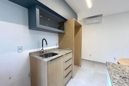 Cozinha de casa para alugar com 2 quartos, 55m² em Rio Tavares, Florianópolis