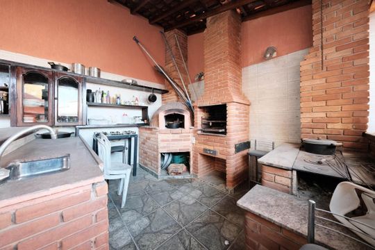 Área gourmet de casa para alugar com 4 quartos, 400m² em Vila Rui Barbosa, São Paulo