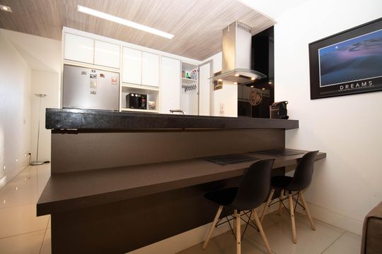 Sala de kitnet/studio para alugar com 1 quarto, 40m² em Via Soho, Brasília