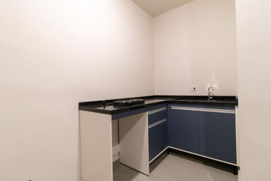 Cozinha - Armários de kitnet/studio para alugar com 1 quarto, 27m² em São Pedro, São José dos Pinhais